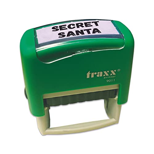Traxx 9011 Secret Santa Self Inking Rubber Christmas Stamp