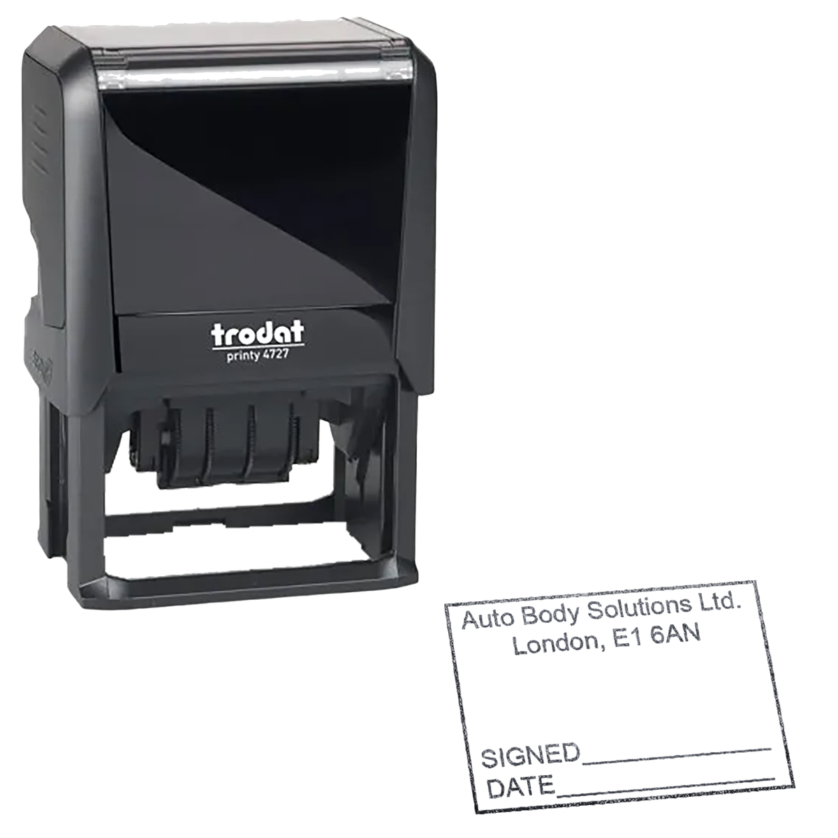 Trodat Printy 4727 Self Inking Rubber Stamp 60 x 40mm