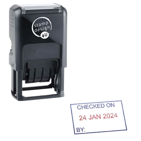 SD4U Printy 4750 Self Inking Dater Rubber Stamp - 41 x 24mm