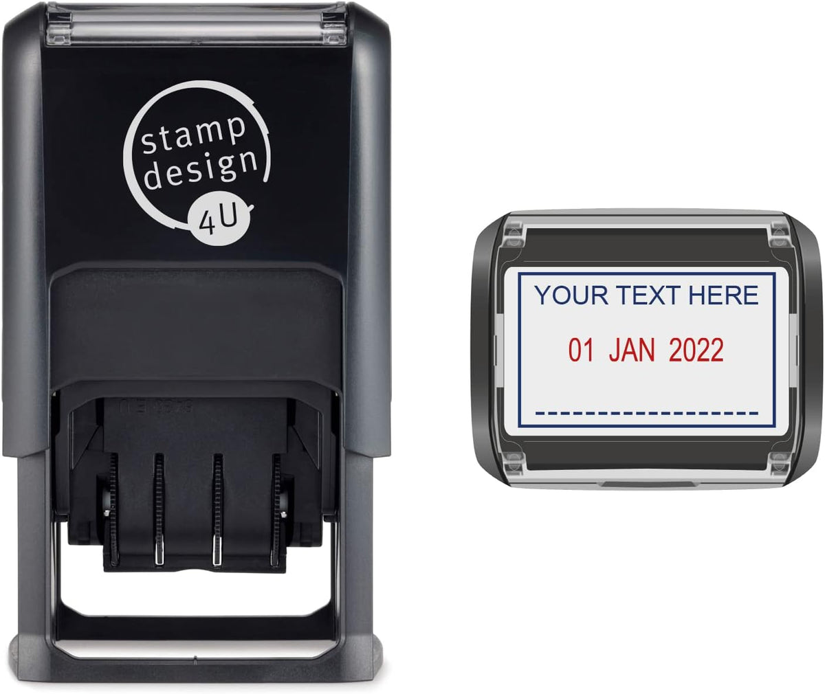 Trodat 4750, Trodat 4750 Date Stamp, Trodat 2 Line Date Stamp, Trodat Custom Date Stamp
