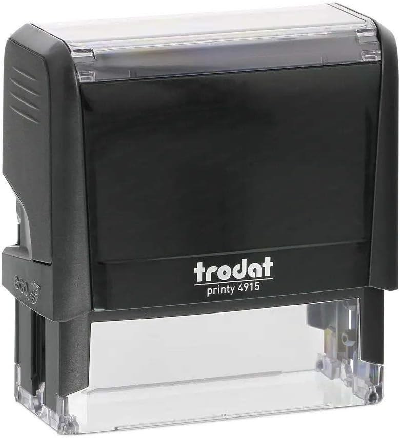 Trodat Printy 4915 | 6 Line Text Rubber Stamp | 70 x 25mm