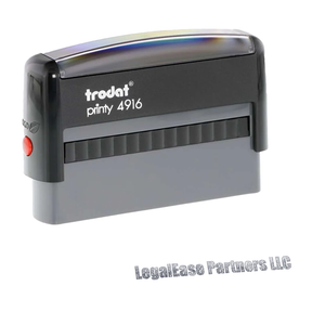 Trodat Printy 4916 | 2 Line Text Rubber Stamp | 70 x 10mm