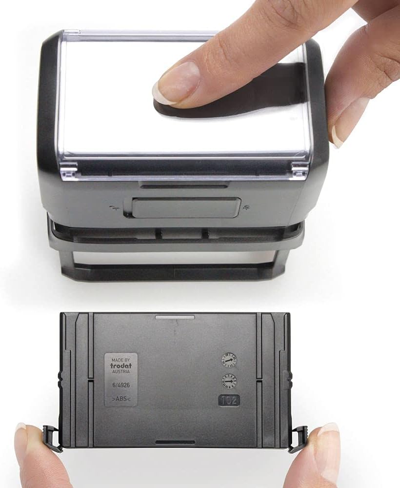 Trodat Printy 4926 | Very Large Logo Rubber Stamp | 75 x 38mm Imprint