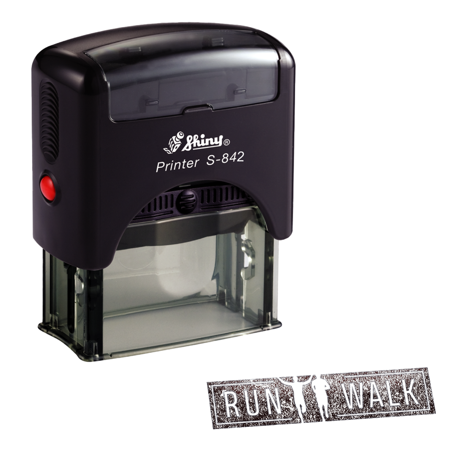 Shiny Printer S842 Stamp |  Logo Rubber Stamp | 38 x 14mm