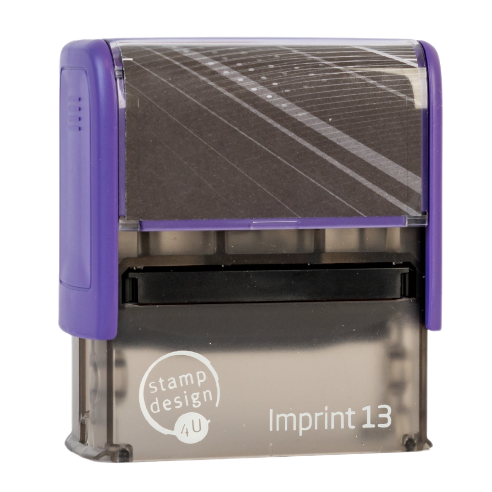 Imprint 13 Stamp, 58mm x 22mm, Choice of 5 Ink Colours, Custom Personalised 5 Line or Logo Stamp