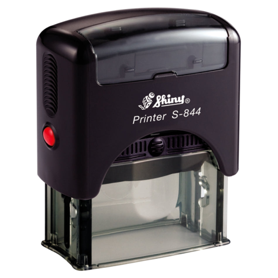 Shiny Printer S844 Stamp |  Logo Rubber Stamp | 58 x 22mm