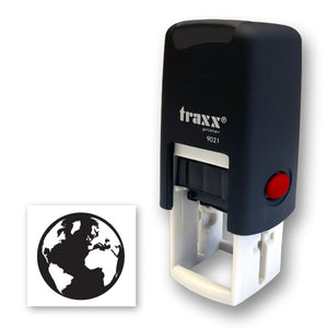 Traxx 9021 14 x 14mm Loyalty Stamp - Earth