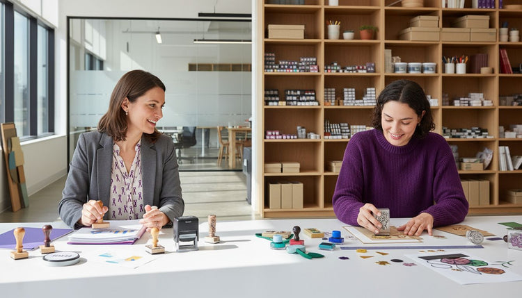 rubber stamp types variety