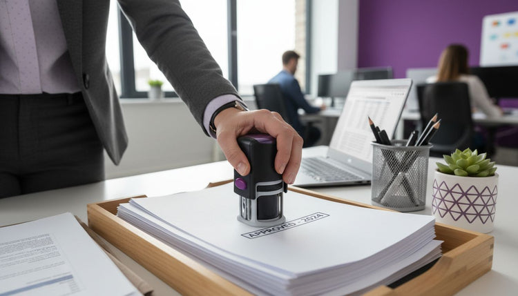 office self-inking stamp