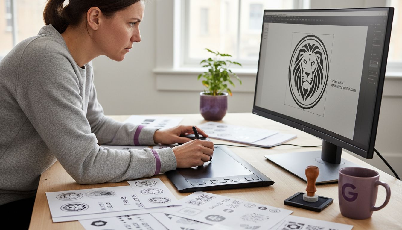 logo stamp artwork preparation