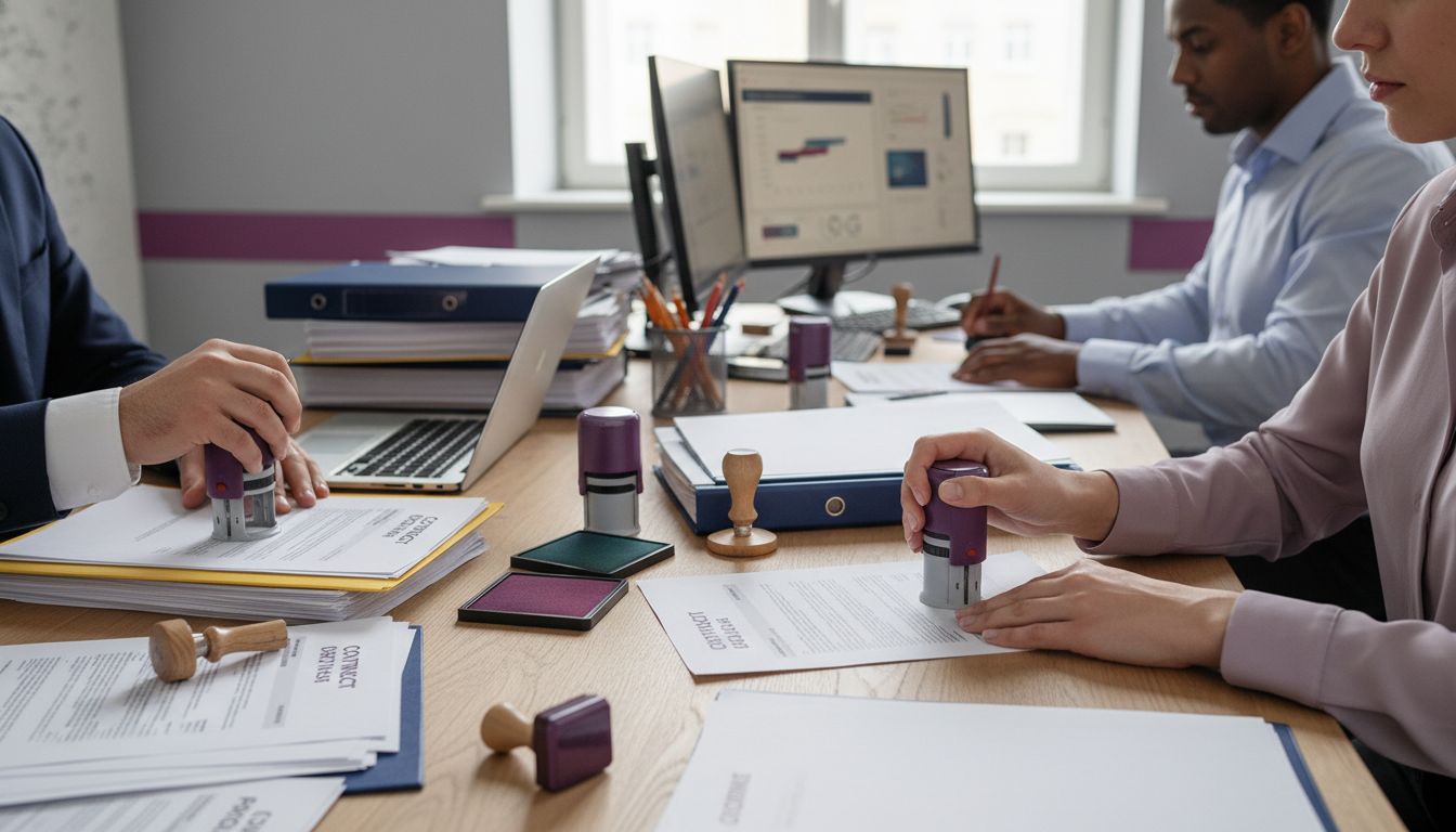 organizational rubber stamps