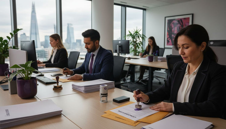 office custom stamps