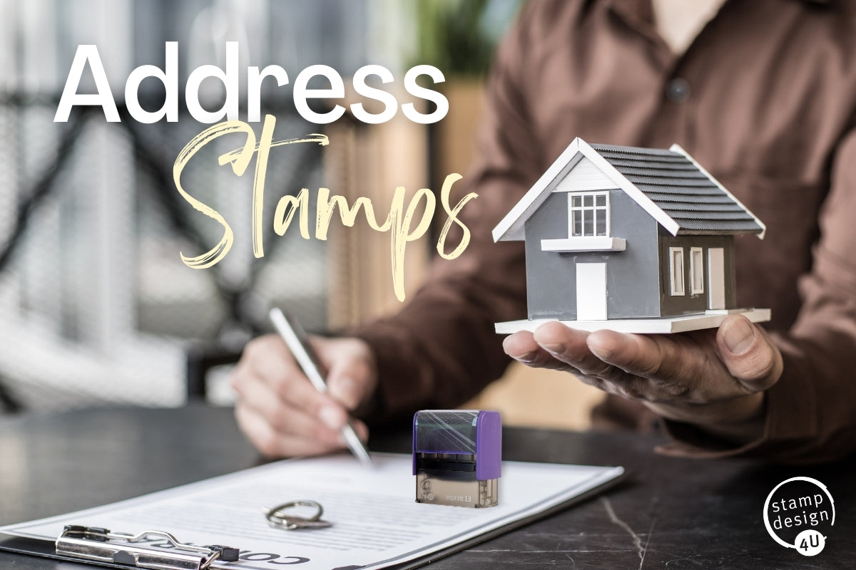 Brand up in style with a Business Logo Address Stamp