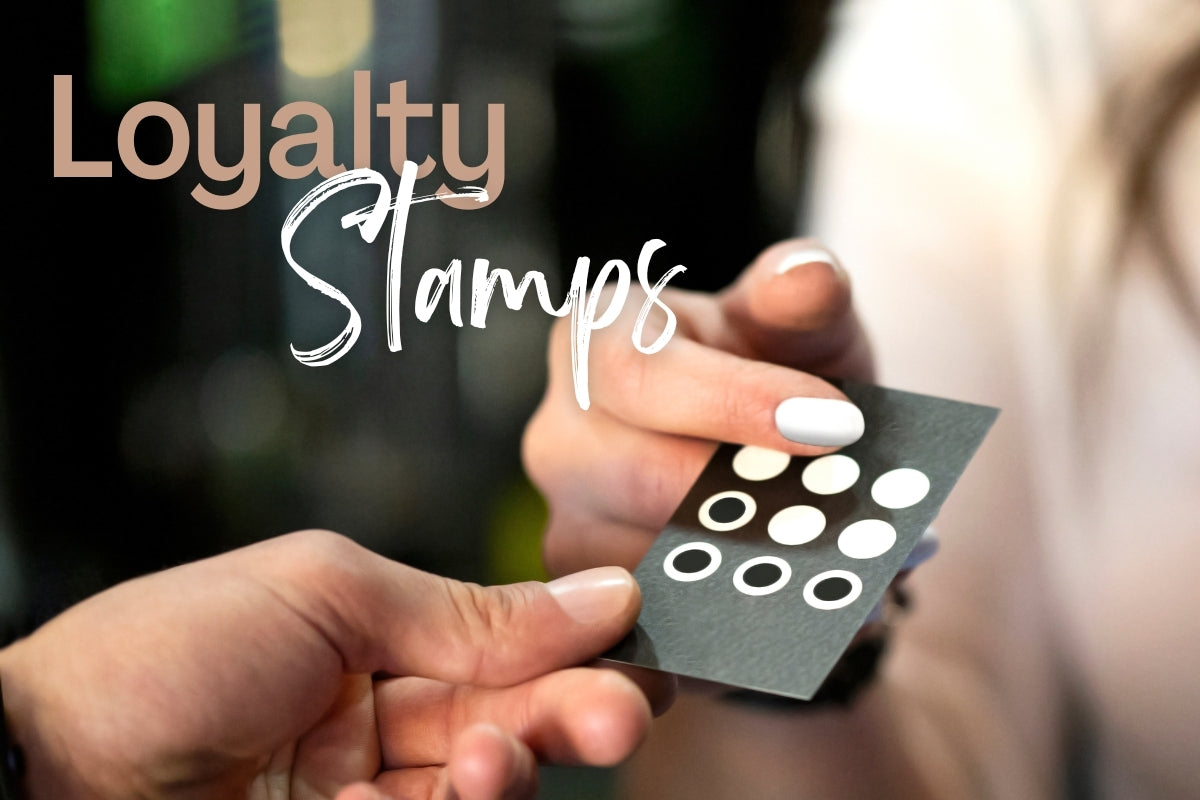 A guide to personalised and custom made loyalty stamps for coffee shops and other business.