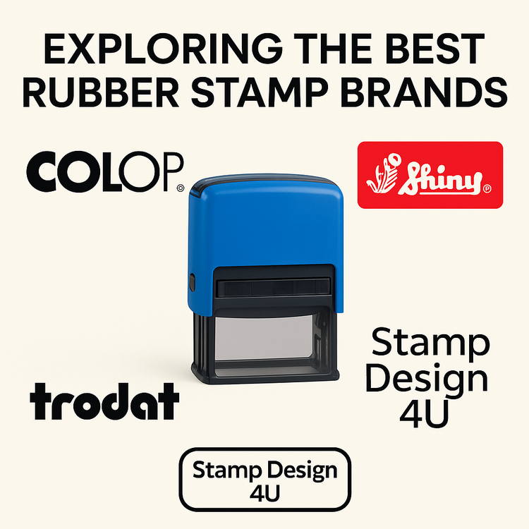Top Rubber Stamp Brands Compared: Colop, Trodat, Shiny & Stamp Design 4U
