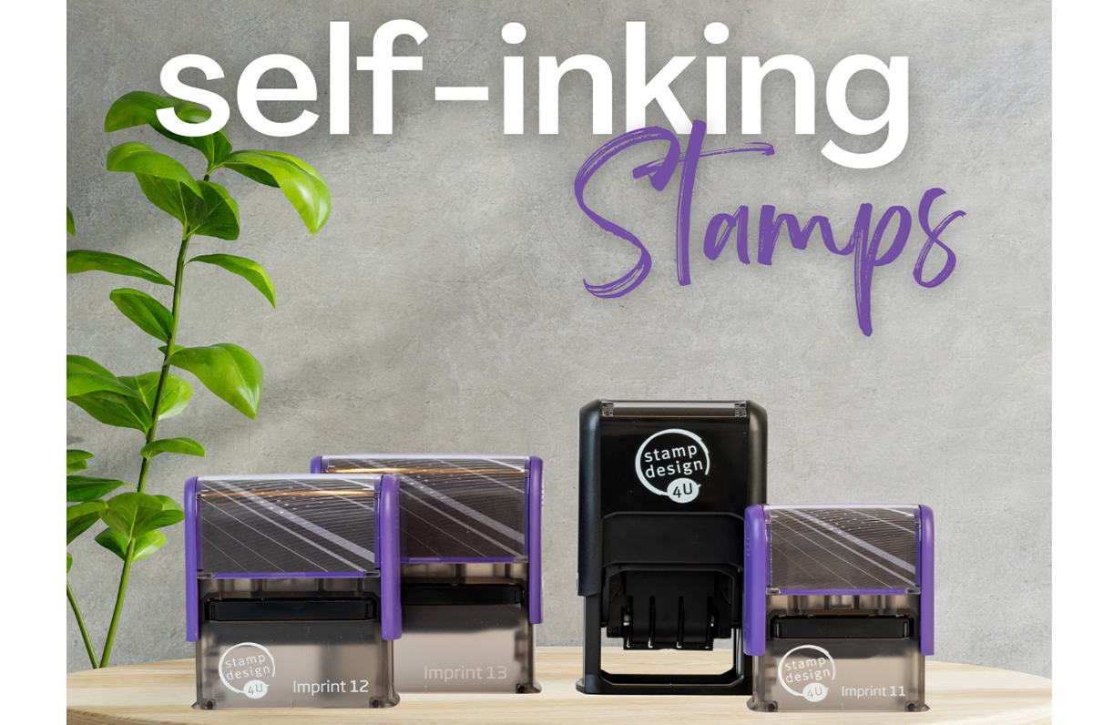 Why use our Self Inking Imprint Stamps?