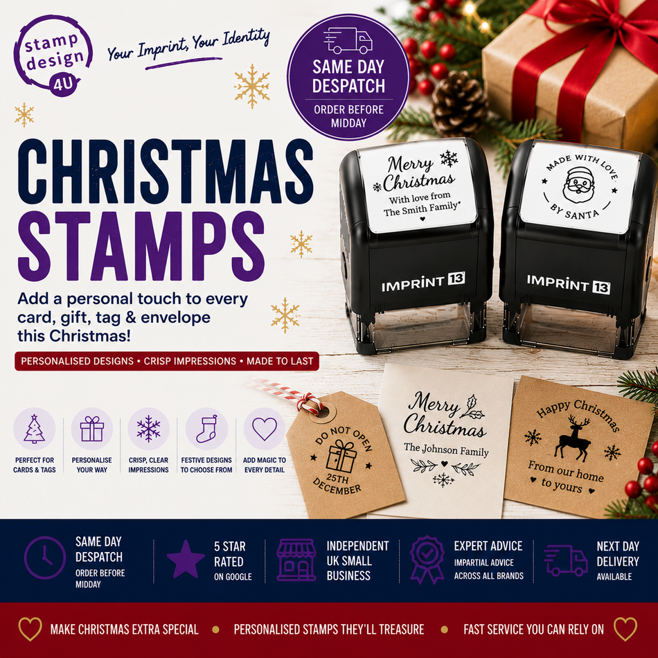 Personalised Christmas Stamps