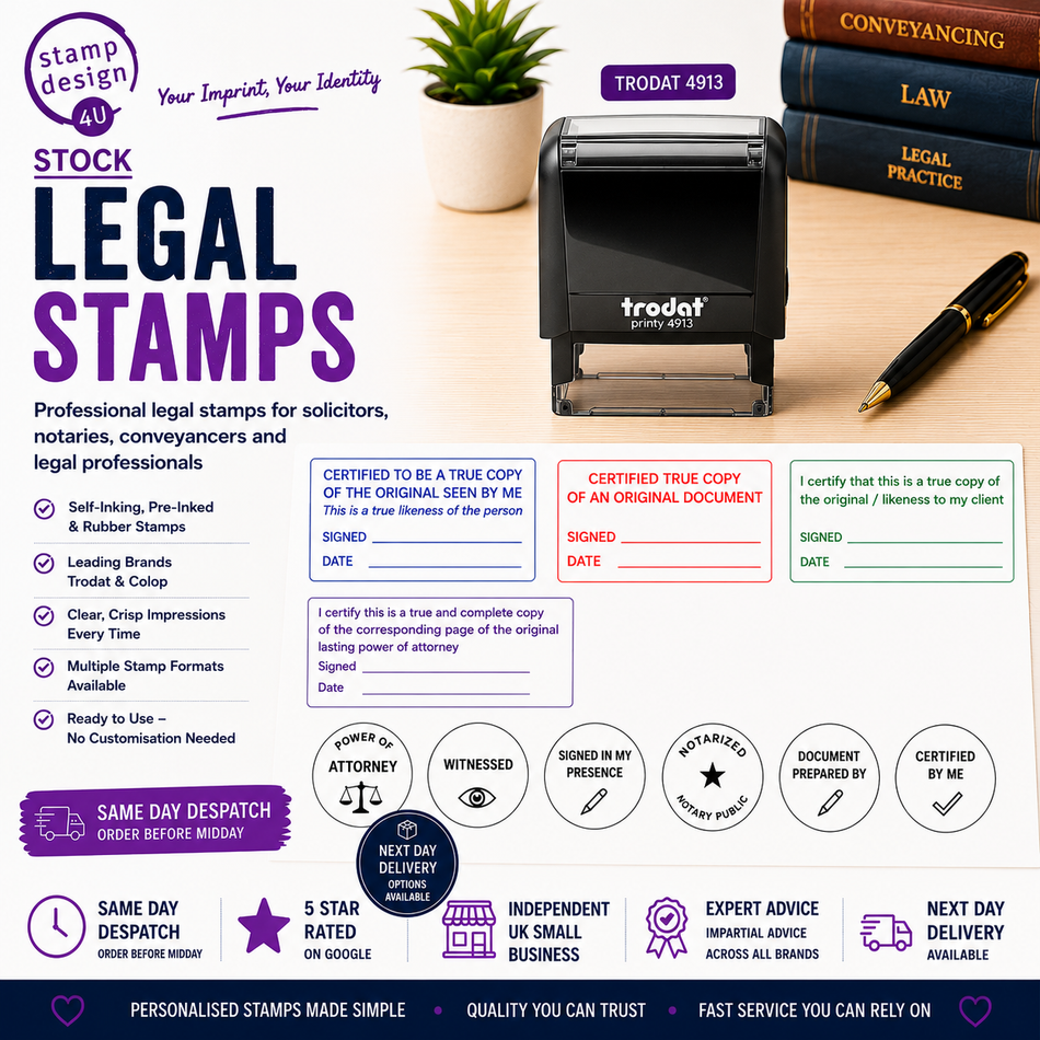 Legal Stamps & Solicitor Rubber Stamps