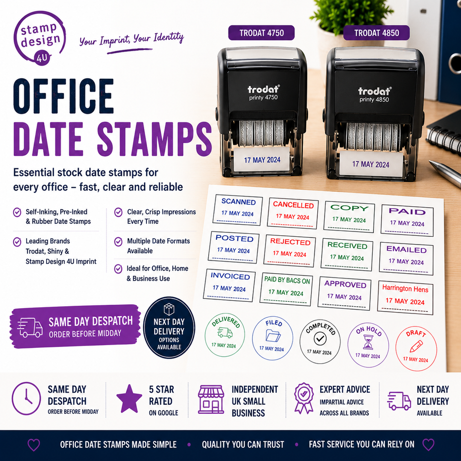 Stock Date Stamps
