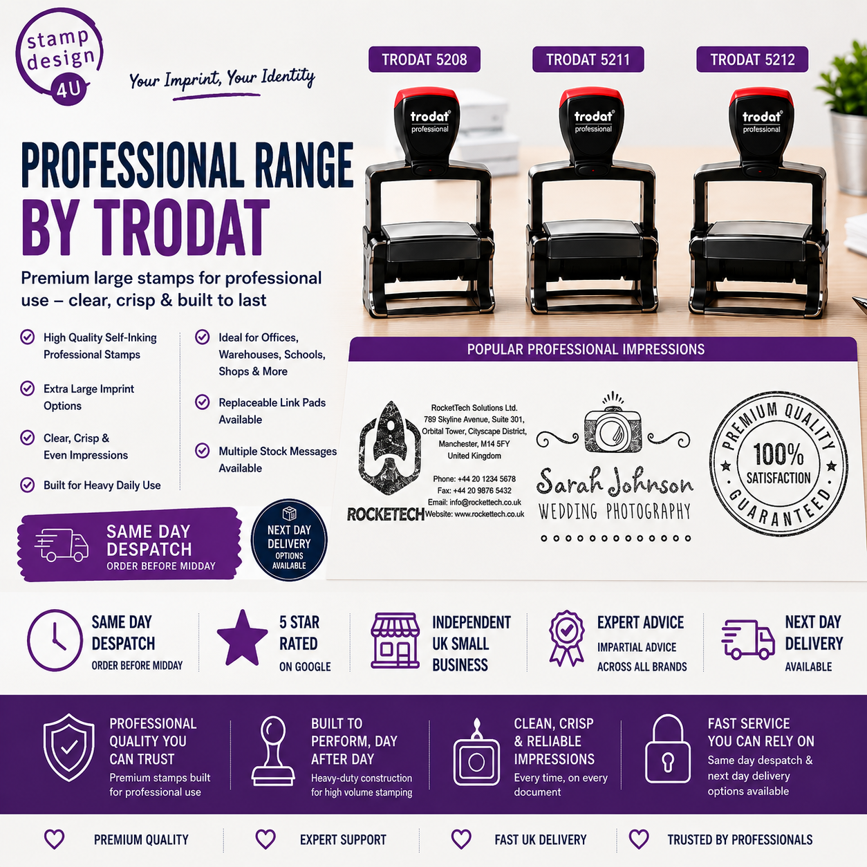 Professional Line Heavy Duty Stamps