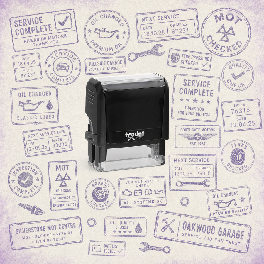 Garage & Service Stamps