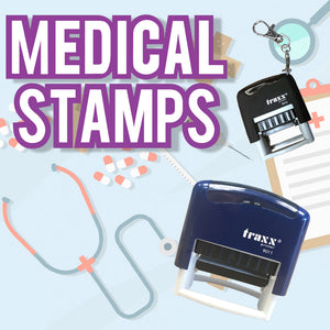 Personalised stamps for healthcare professionals