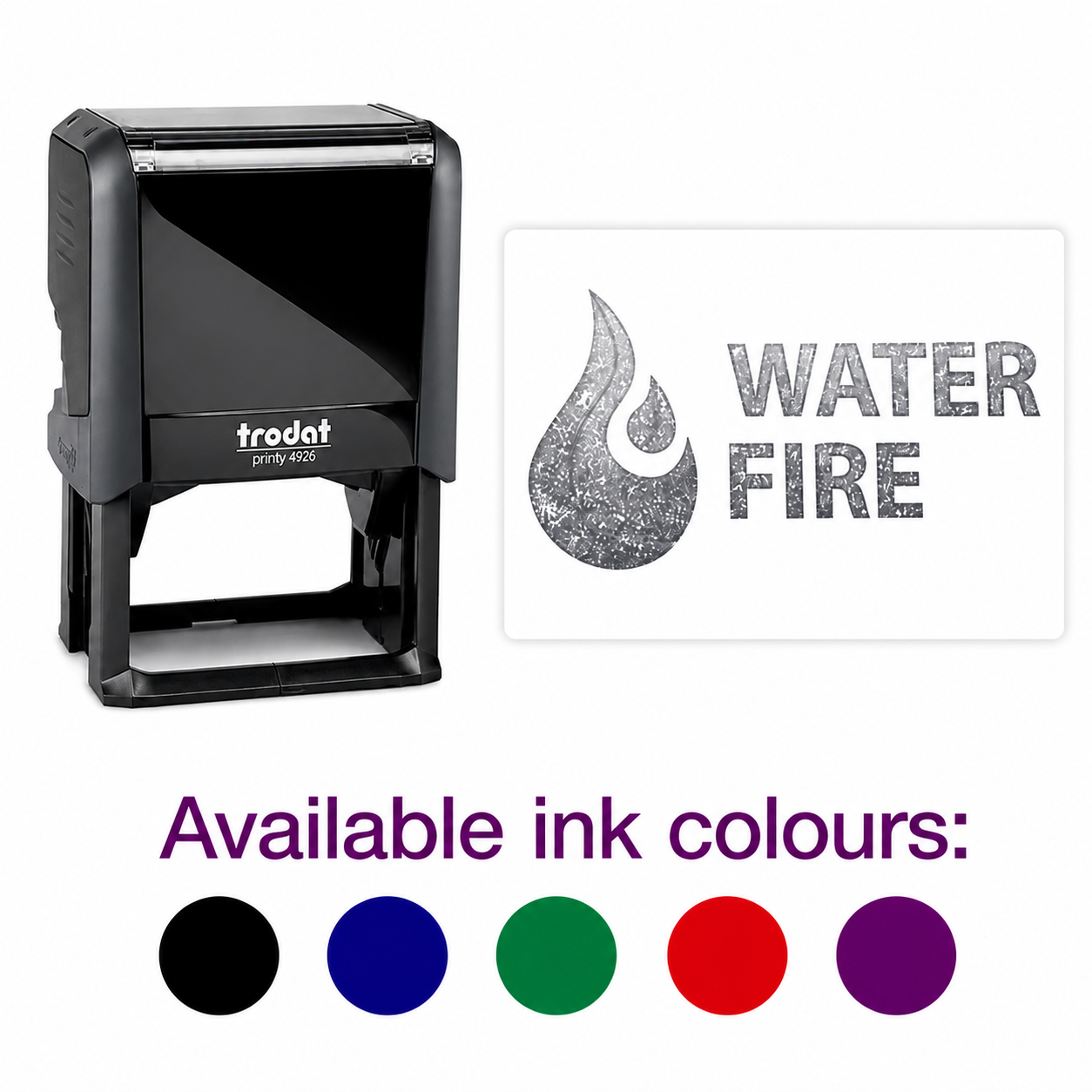 Trodat Printy 4926 custom logo stamp