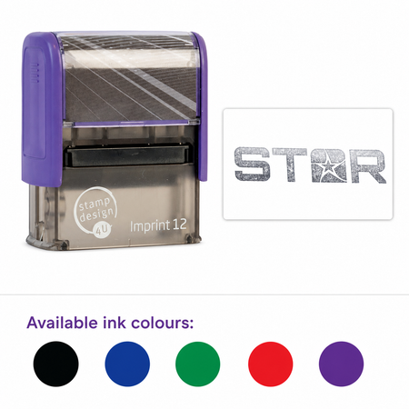 SD4U Imprint 12 logo rubber stamp