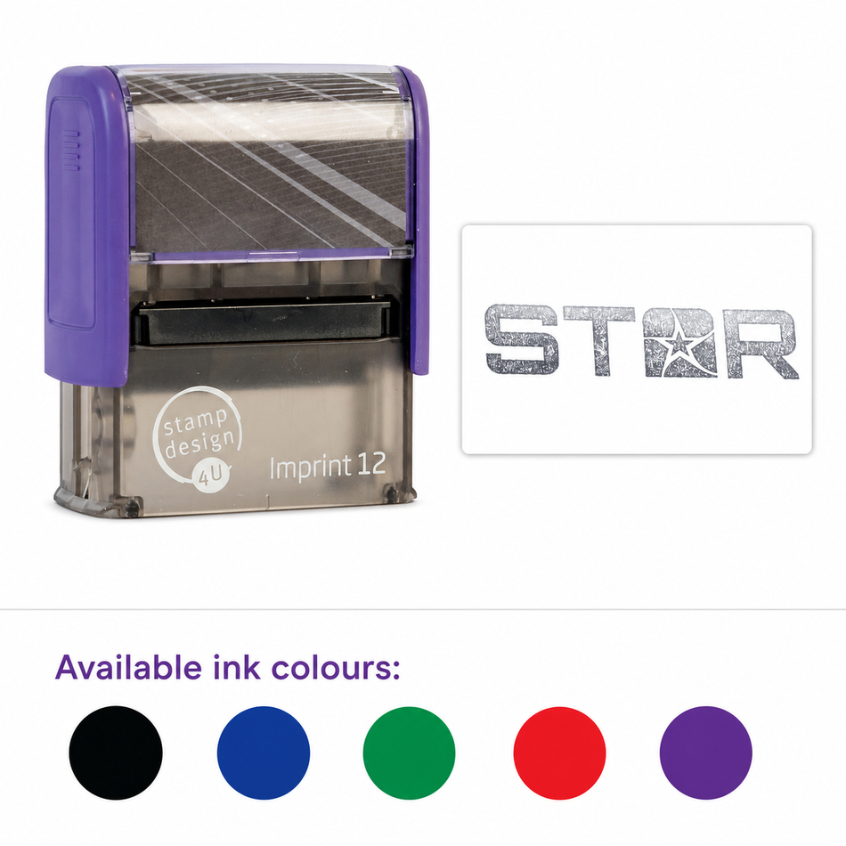 SD4U Imprint 12 logo rubber stamp