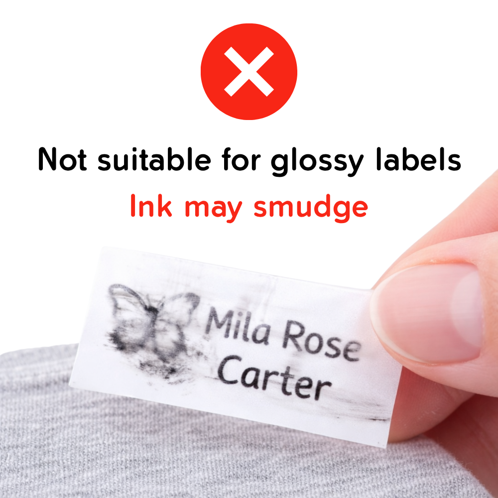 Premium Clothing Marker Textile Rubber Stamp with High Quality Textile Ink – 3 LINE