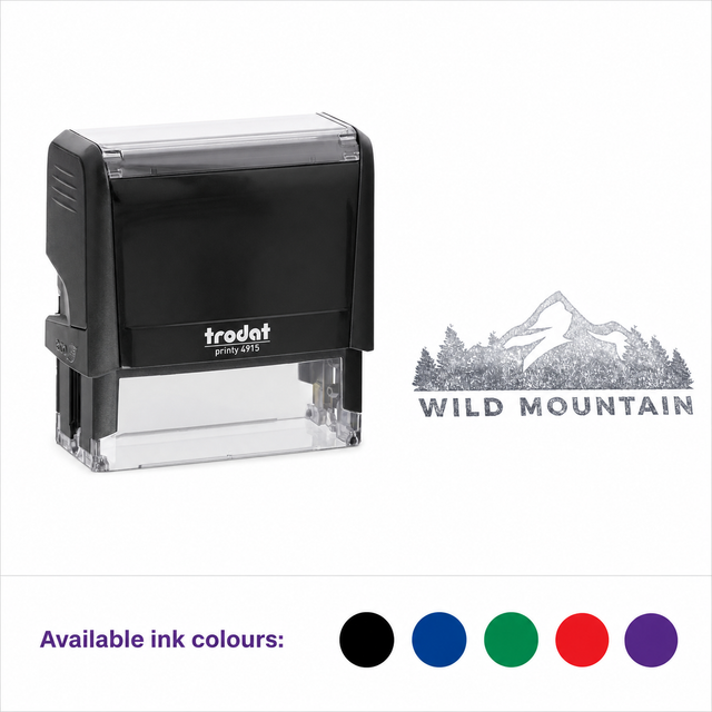 Trodat Printy 4915 logo rubber stamp