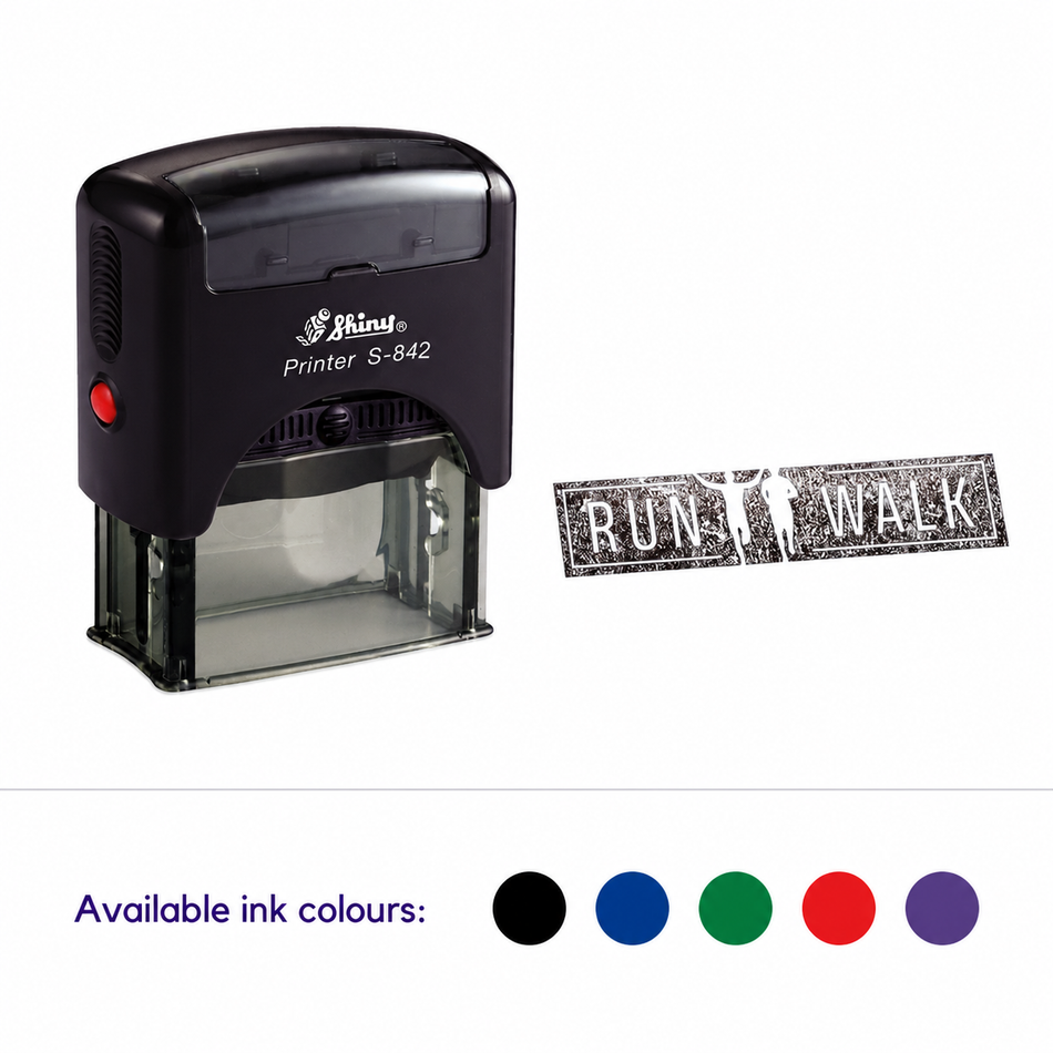 Shiny Printer S842 logo rubber stamp