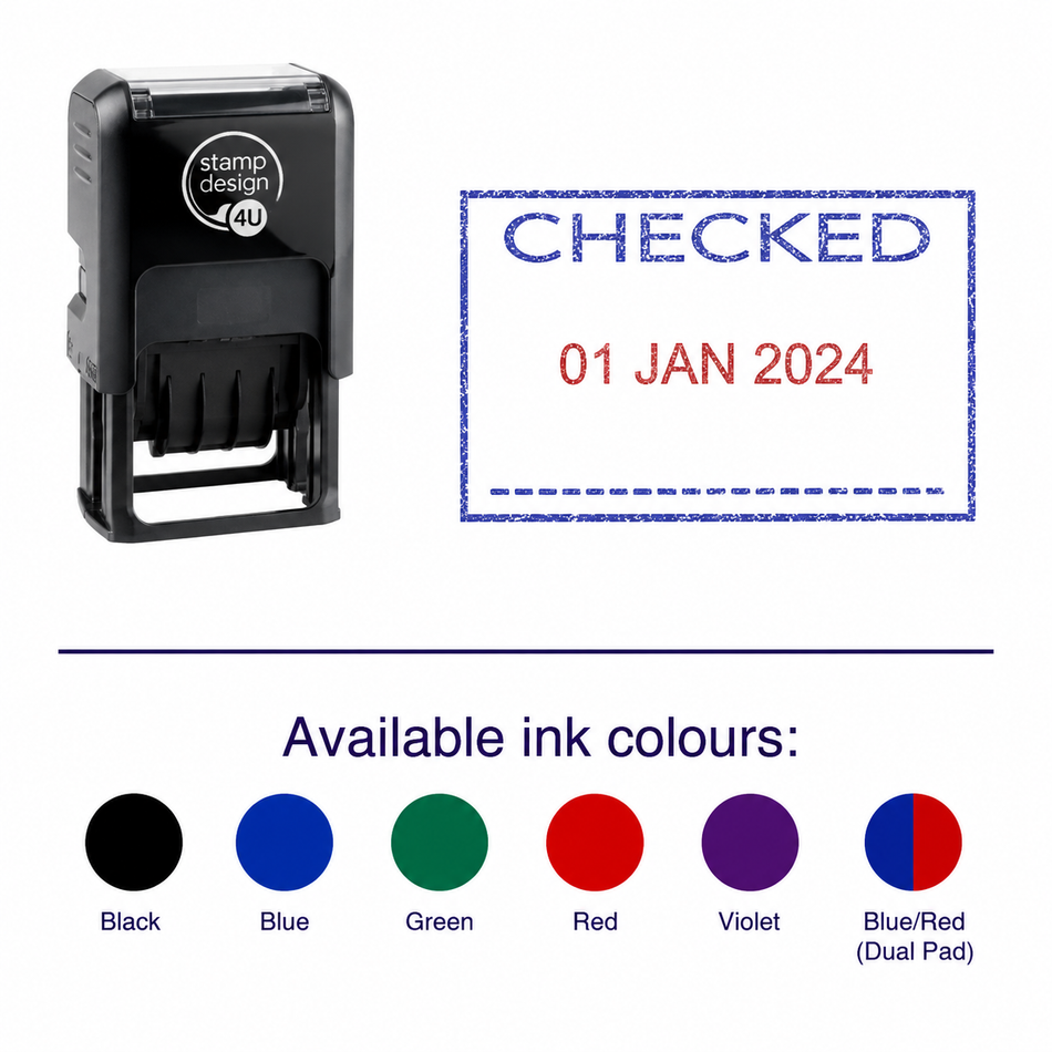 COPY Date Stamp | Trodat Printy 4750 Self-Inking Dater Rubber Stamp | Document Control, Filing & Administration Stamp | 41 x 24mm