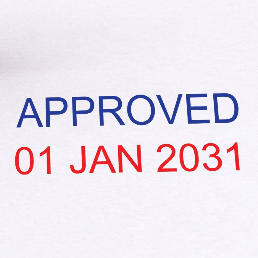 Trodat 4850 Stock Date Stamp - APPROVED