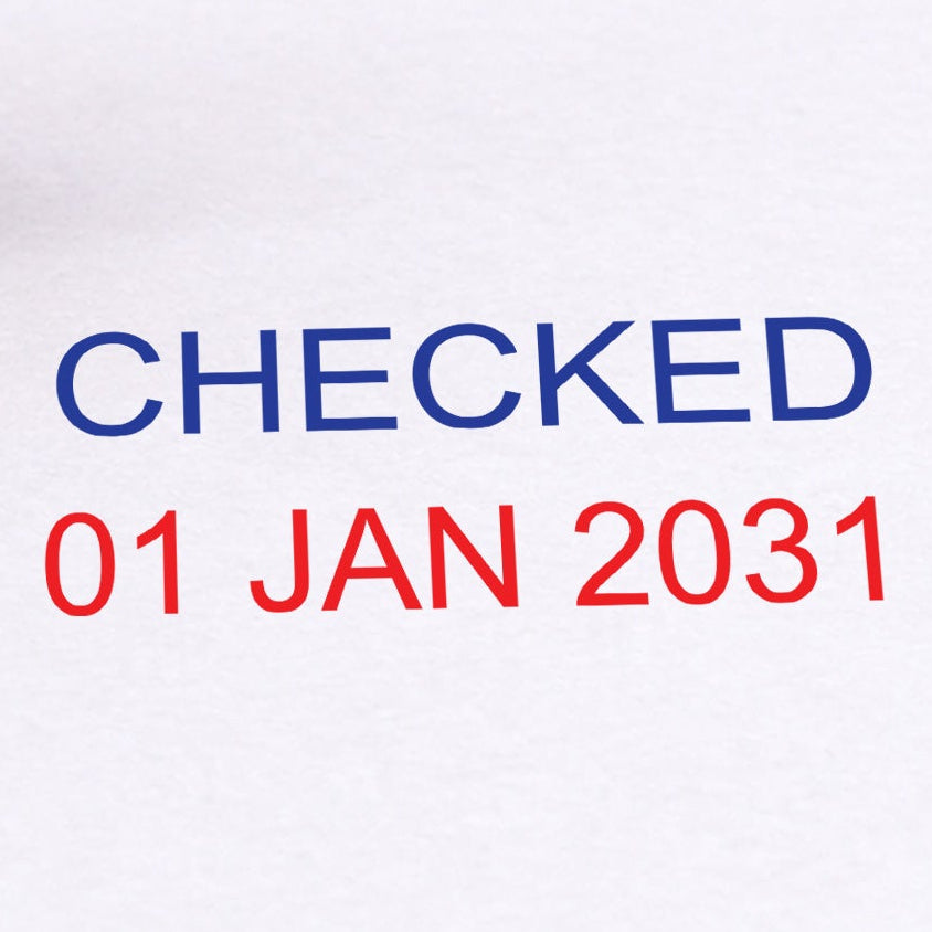 Trodat 4850 Stock Date Stamp - CHECKED