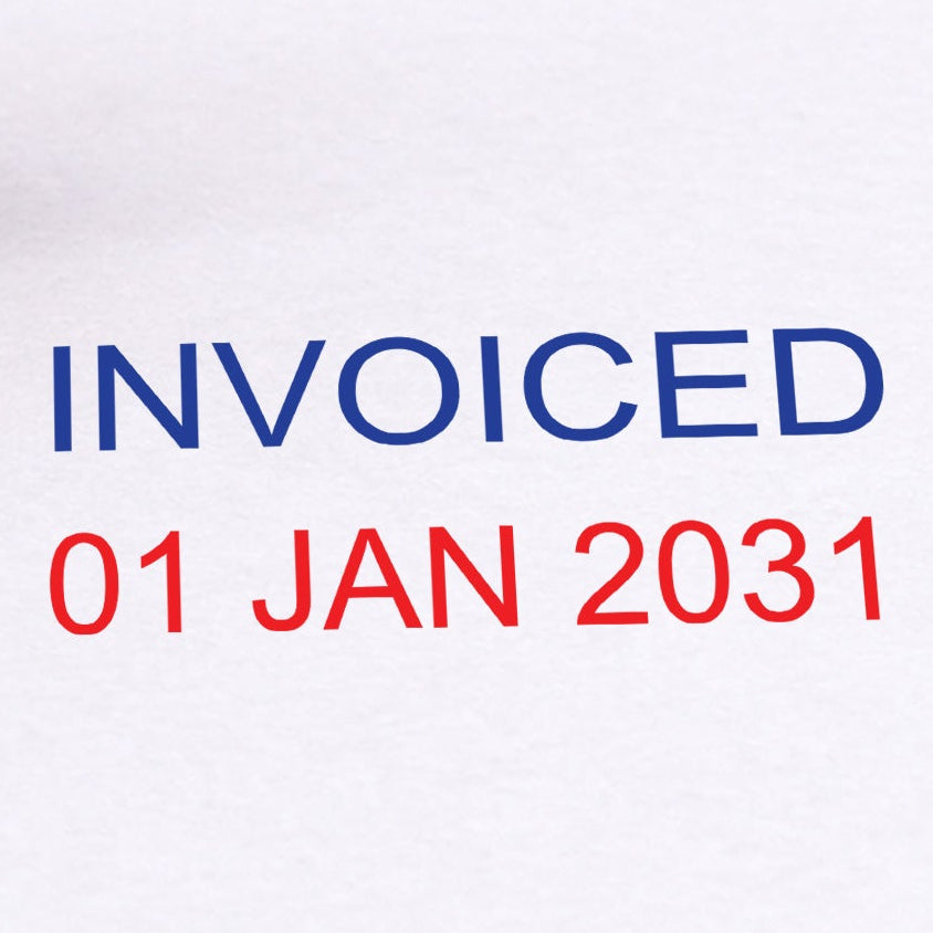 Trodat 4850 Stock Date Stamp - INVOICED