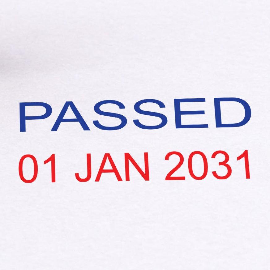 Trodat 4850 Stock Date Stamp - PASSED