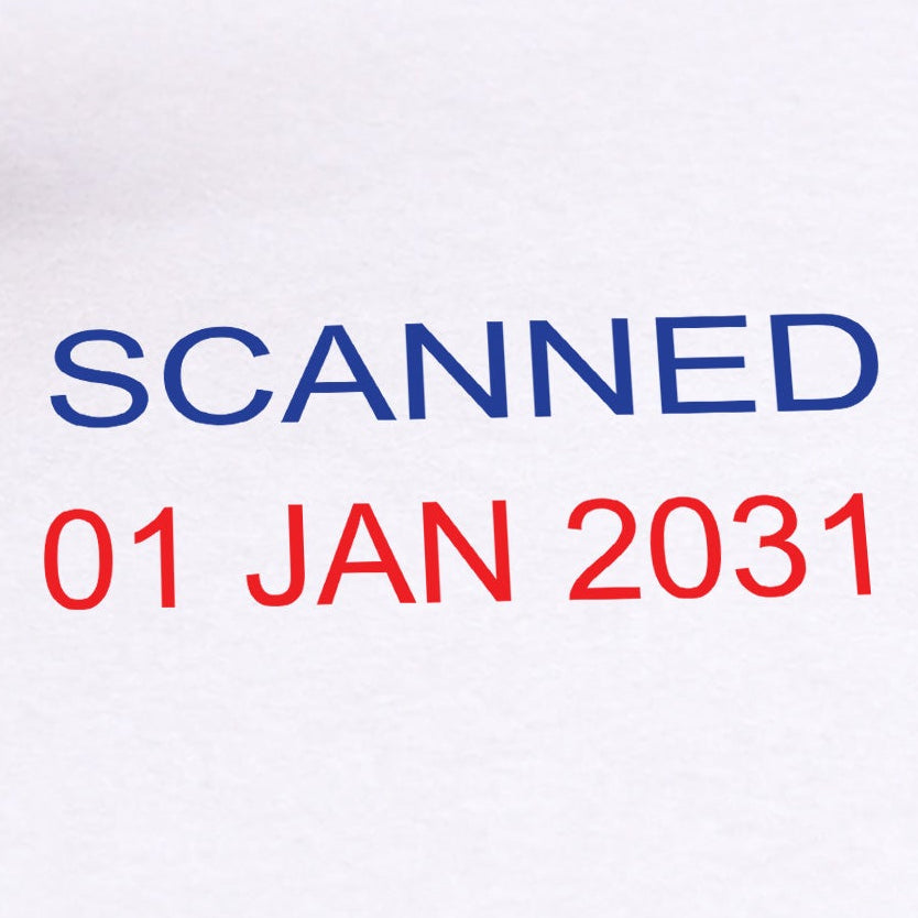 Trodat 4850 Stock Date Stamp - SCANNED