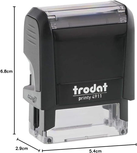 Trodat Printy 4911 | Logo Rubber Stamp | 38 x 14mm