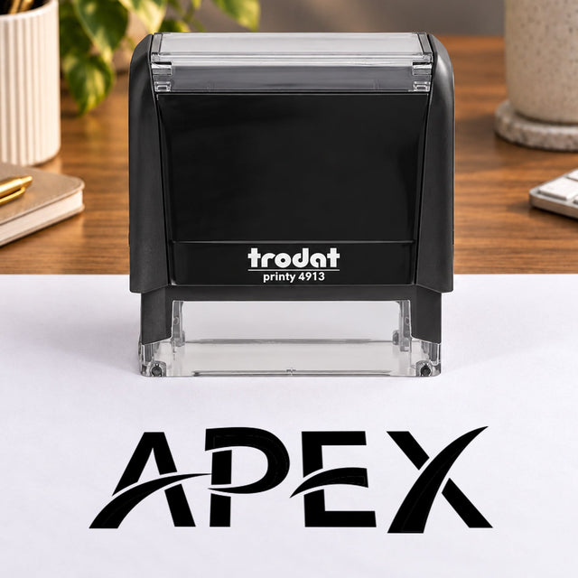 Trodat Printy 4913 | Logo Rubber Stamp | 58 x 22mm