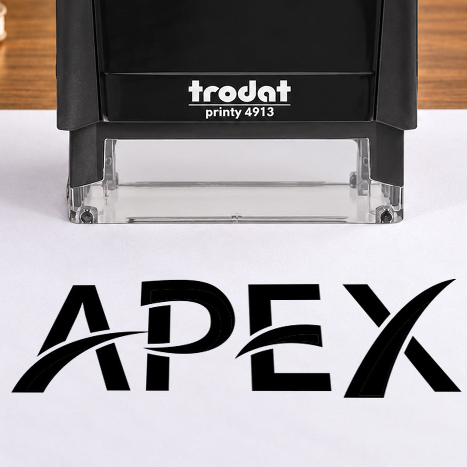 Trodat Printy 4913 | Logo Rubber Stamp | 58 x 22mm