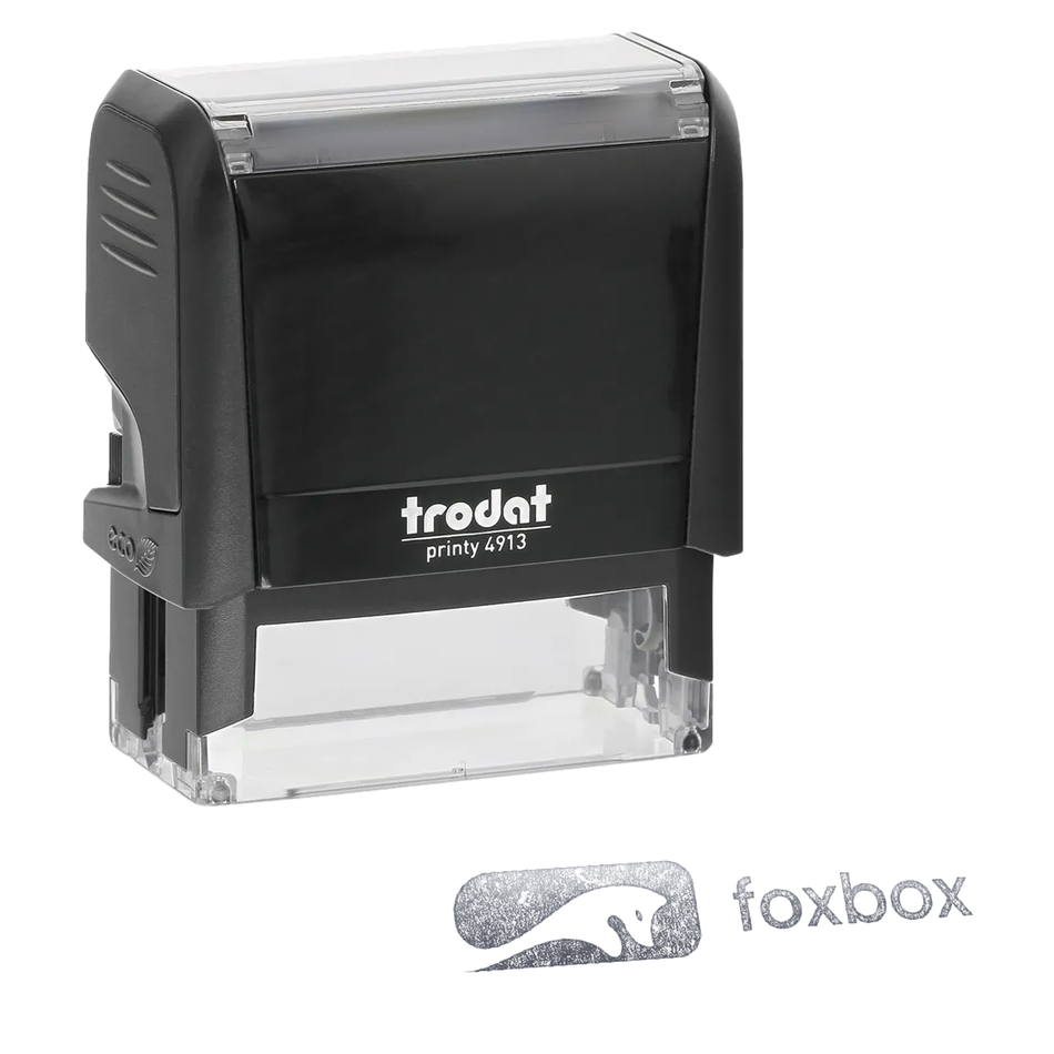 Trodat Printy 4913 | Logo Rubber Stamp | 58 x 22mm