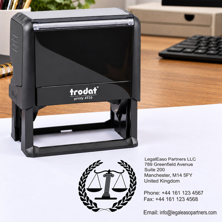 Trodat Printy 4926 | Personalised Text & Logo Stamp | 75 x 38mm