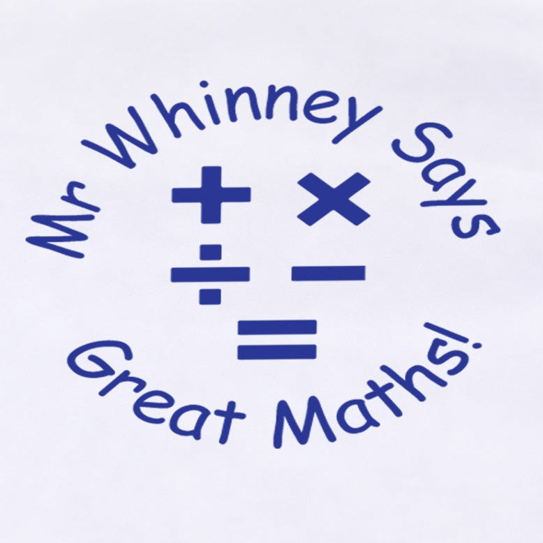 Personalised Maths Teacher Stamp | Mathematics Classroom Marking Stamp | Self Inking School Stamp 25 x 25mm
