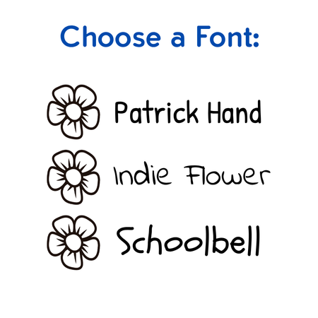 School Uniform Clothing Marker Rubber Stamp Fabric Textile Personalised Name and Image – DINOSAUR