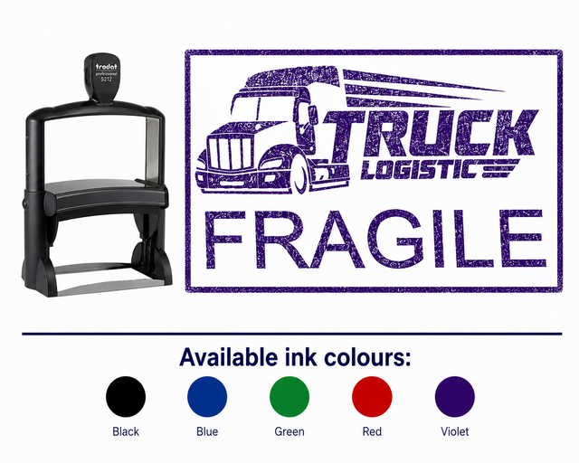 14 Line Text & Logo Extra Large Business Branding Stamp | 116 x 70mm Trodat Professional 5212