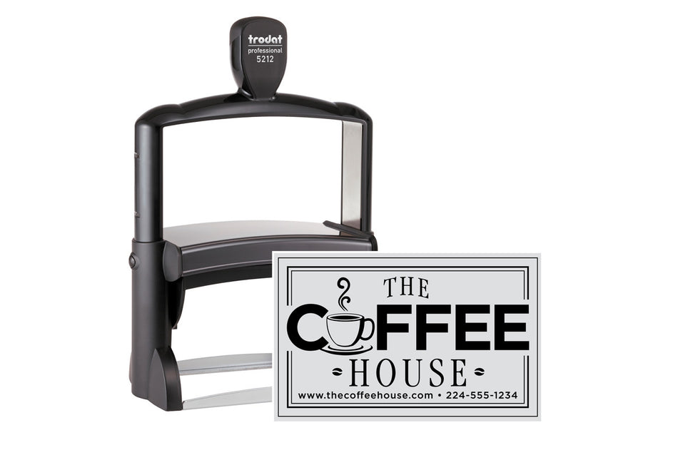 Trodat Professional 5212 | 14 Line Text Rubber Stamp | 116 x 70mm