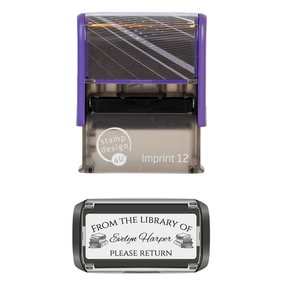 Personalised Library Book Stamp Custom Stamp
