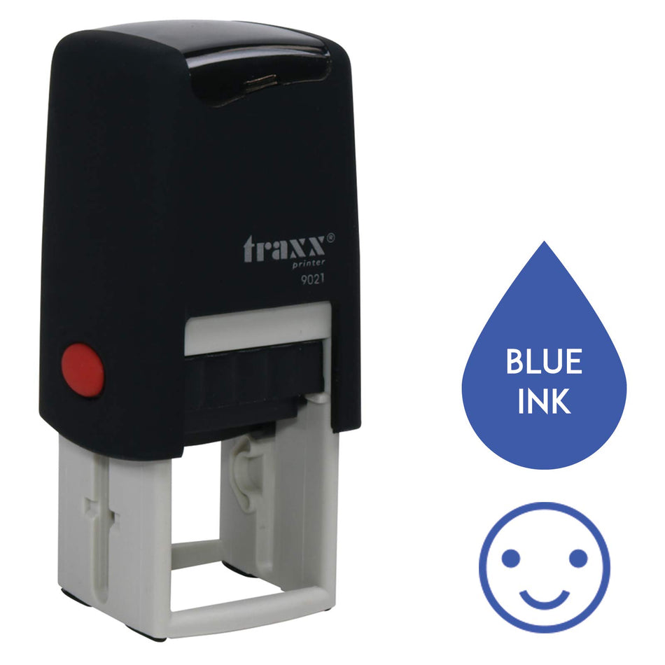 SD4U 9021 Loyalty Card Self Inking Rubber Stamp *Faces/Emoticons*