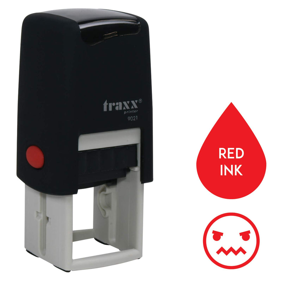 SD4U 9021 Loyalty Card Self Inking Rubber Stamp *Faces/Emoticons*